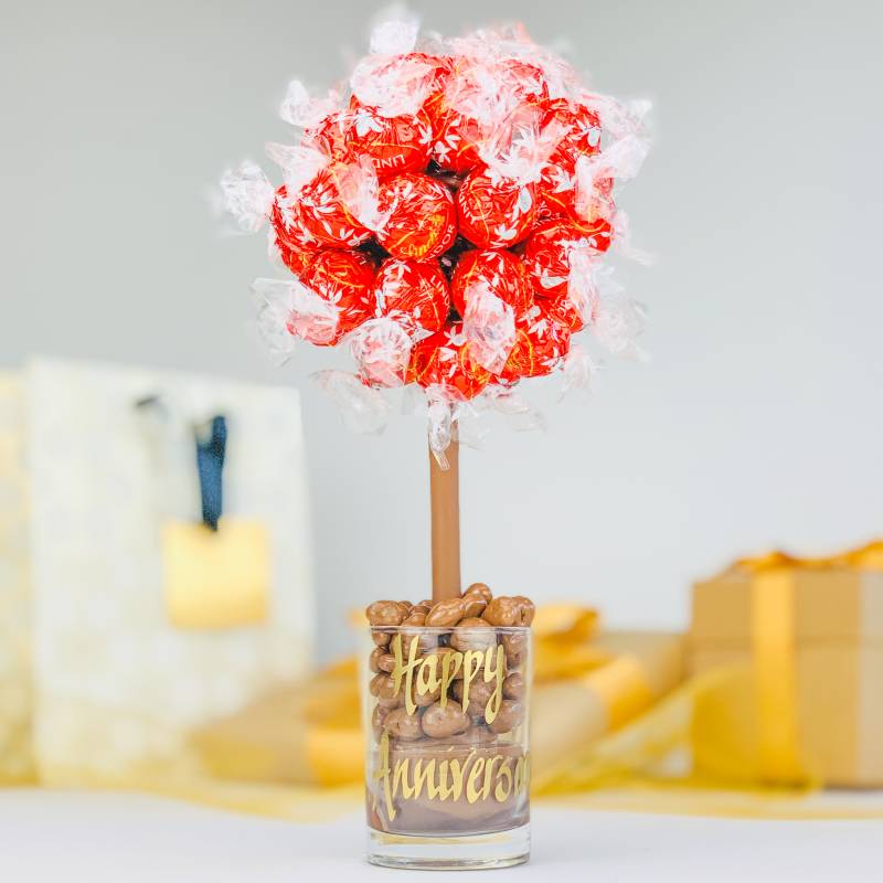 Personalised Lindor Lindt Funky Sweet Tree 25cm