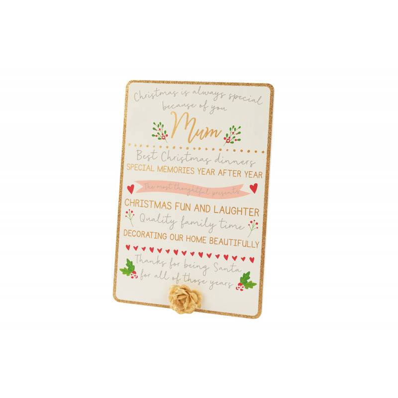 Special Mum Christmas Plaque