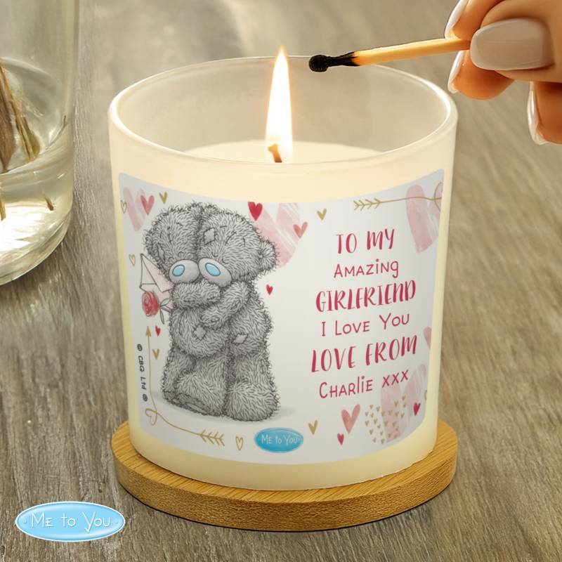 Personalised Me To You Hold You Forever Jar Candle