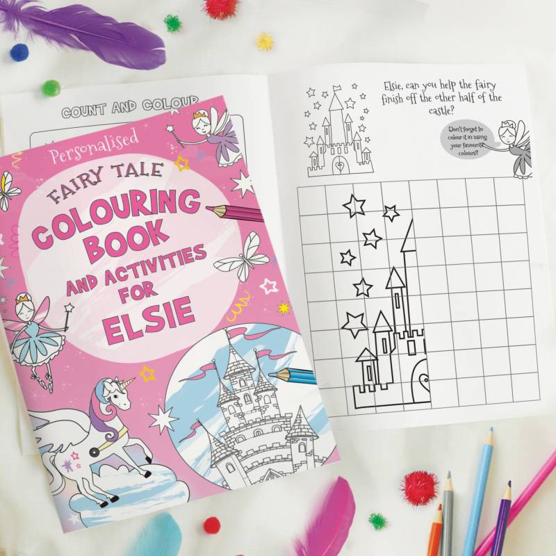 Personalised Princess Colouring Book