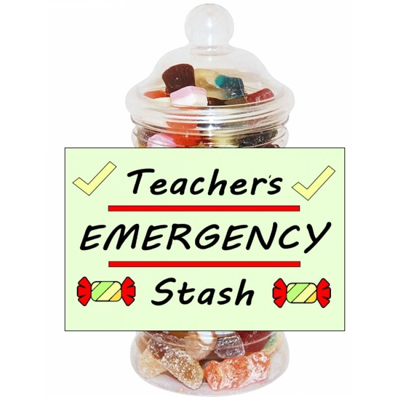 Teachers Stash Sweet Jar