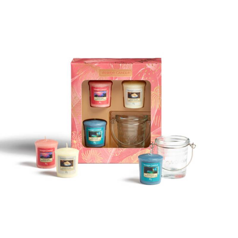 Yankee Candle 3 Votive 1 Holder Gift Set